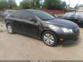  Salvage Chevrolet Cruze