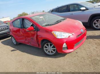  Salvage Toyota Prius c