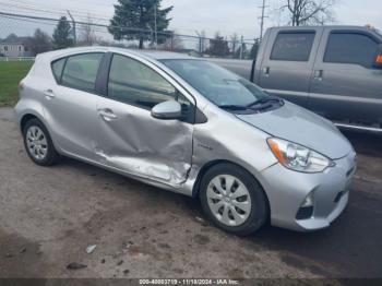  Salvage Toyota Prius c