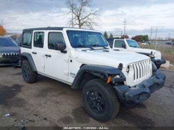  Salvage Jeep Wrangler