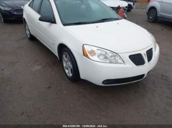  Salvage Pontiac G6