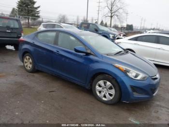  Salvage Hyundai ELANTRA