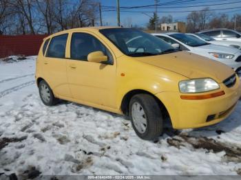  Salvage Chevrolet Aveo