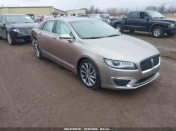  Salvage Lincoln MKZ Hybrid
