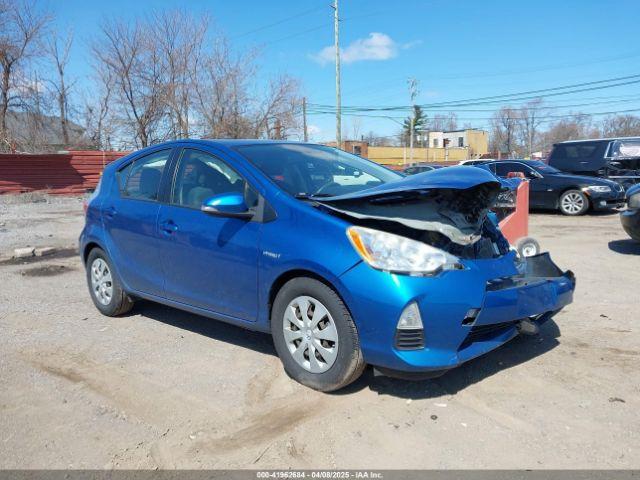  Salvage Toyota Prius c