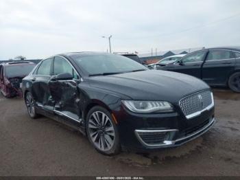  Salvage Lincoln MKZ