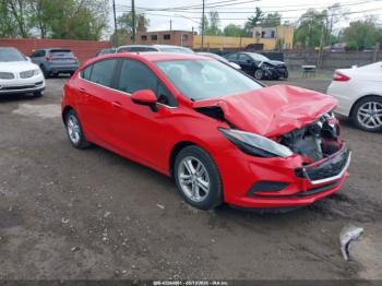  Salvage Chevrolet Cruze