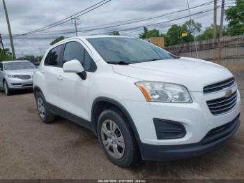  Salvage Chevrolet Trax