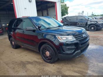  Salvage Ford Police Interceptor Utilit