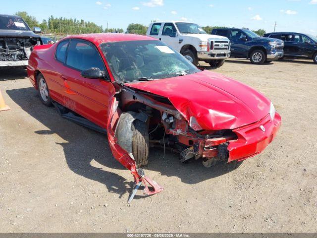  Salvage Chevrolet Monte Carlo