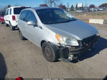  Salvage Chevrolet Aveo