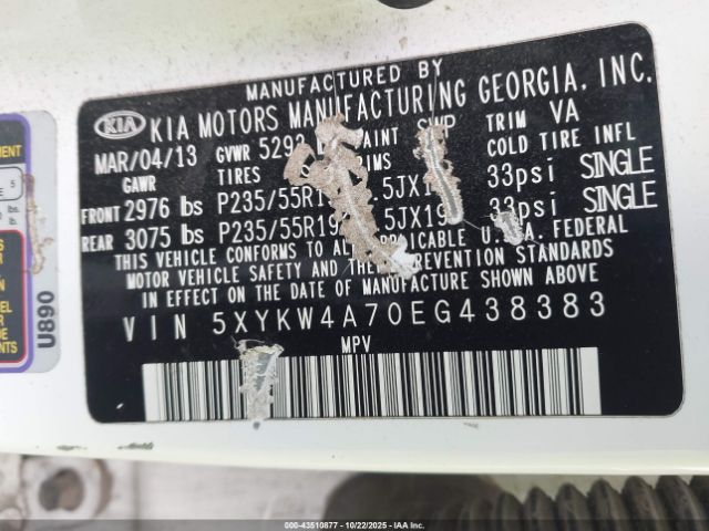 Kia Sorento Limited V6 Image 11