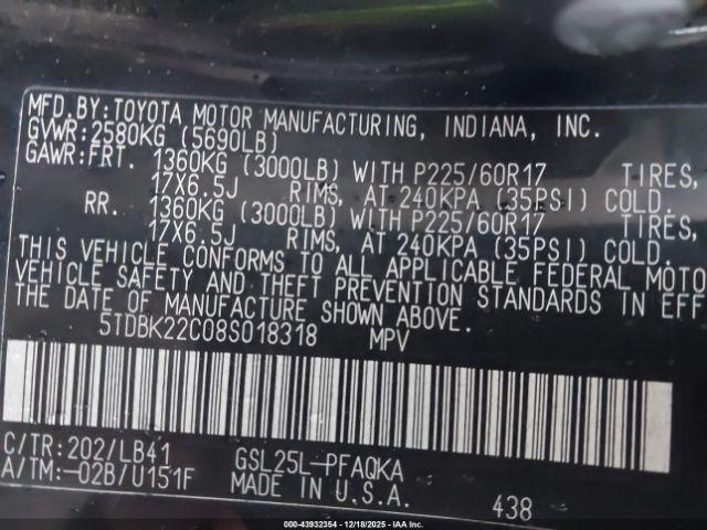 Toyota Sienna Limited Image 5