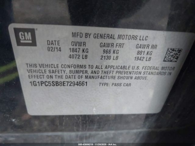 Chevrolet Cruze 1lt Auto Image 9