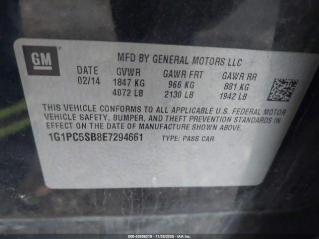 Chevrolet Cruze 1lt Auto Image 9