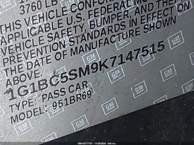 Chevrolet Cruze Ls Image 16