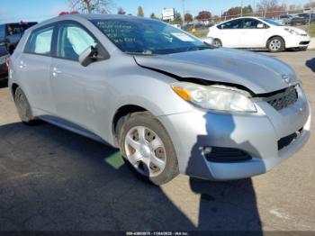  Salvage Toyota Matrix