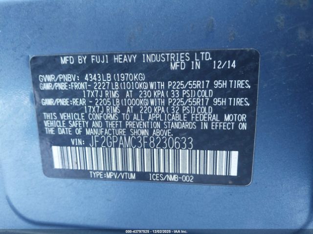 Subaru Crosstrek 2.0i Limited Image 4