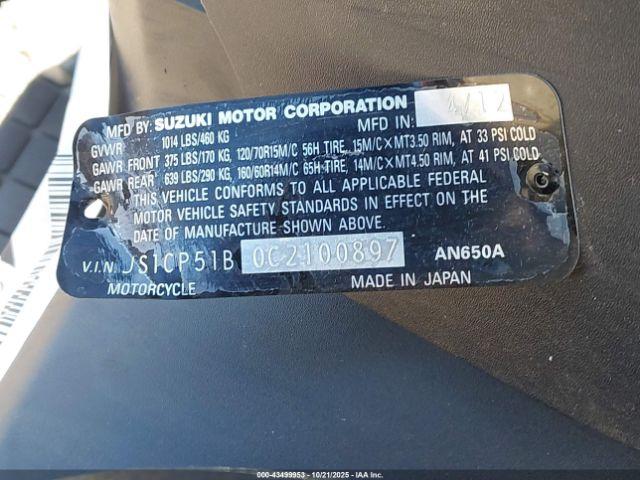 Suzuki An650 A Image 8