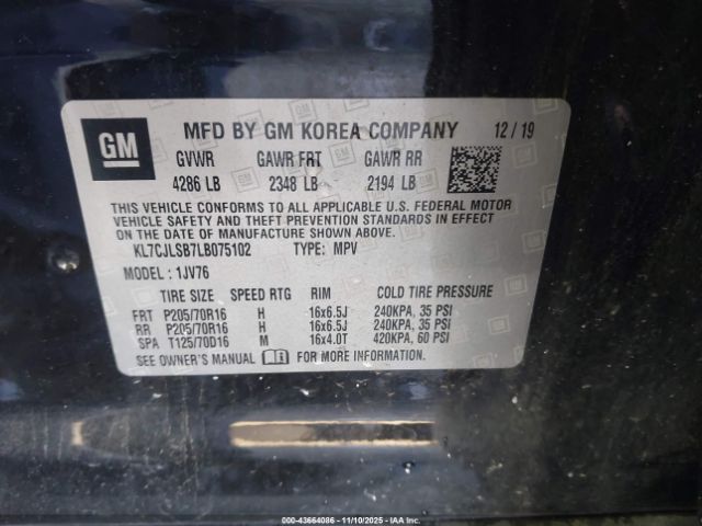 Chevrolet Trax Fwd Lt Image 11