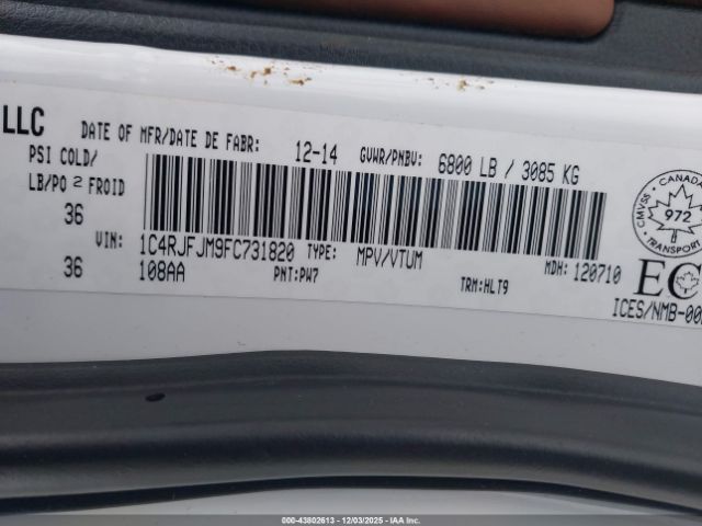 Jeep Grand Cherokee Summit Image 2