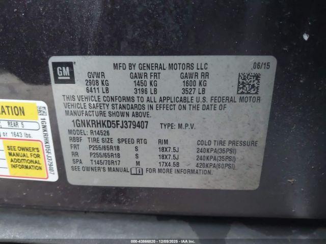 Chevrolet Traverse 2lt Image 12