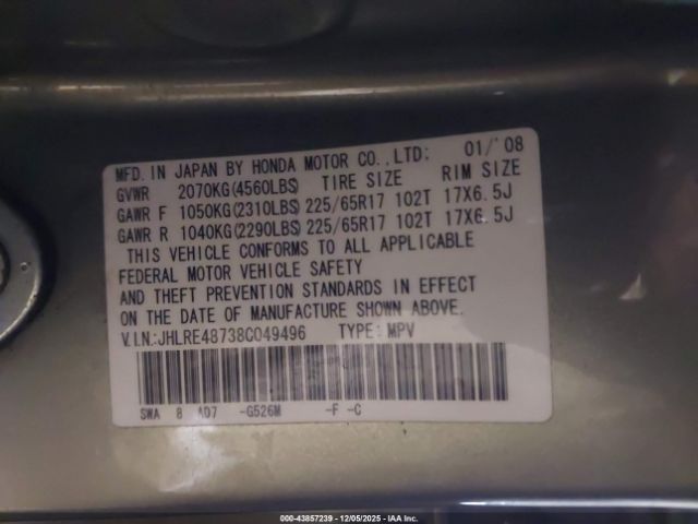 Honda CR-V Ex-l Image 10