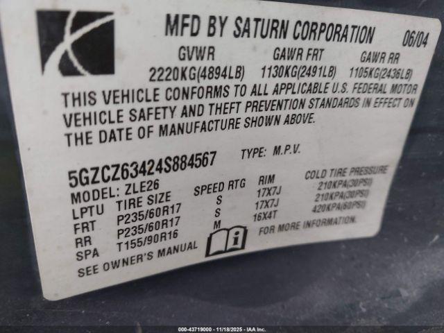 Saturn Vue V6 Image 8