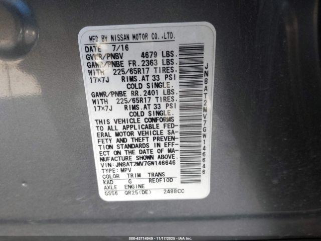 Nissan Rogue S Image 16