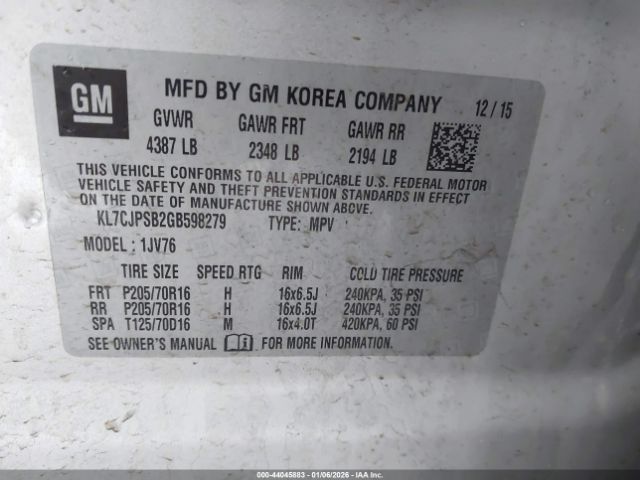 Chevrolet Trax Lt Image 7