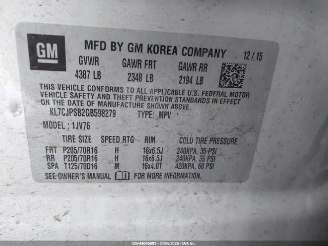 Chevrolet Trax Lt Image 7