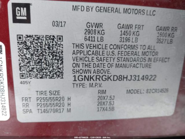 Chevrolet Traverse 1lt Image 14