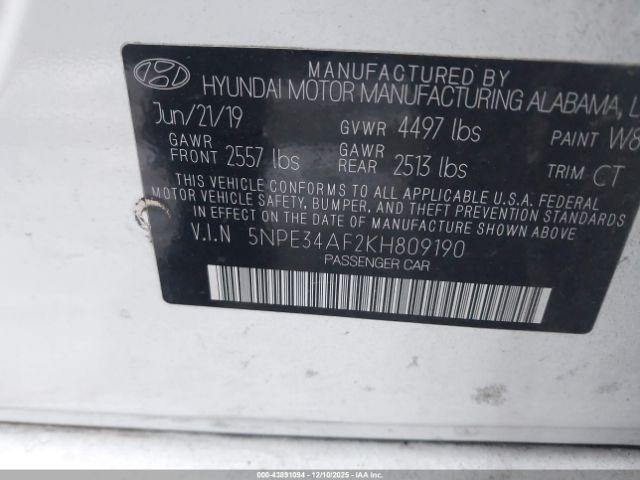 Hyundai SONATA Limited Image 10