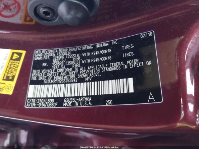 Toyota Highlander Xle V6 Image 12