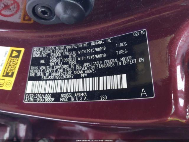 Toyota Highlander Xle V6 Image 12