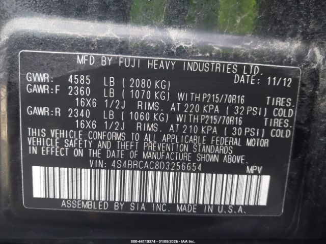 Subaru Outback 2.5i Image 5