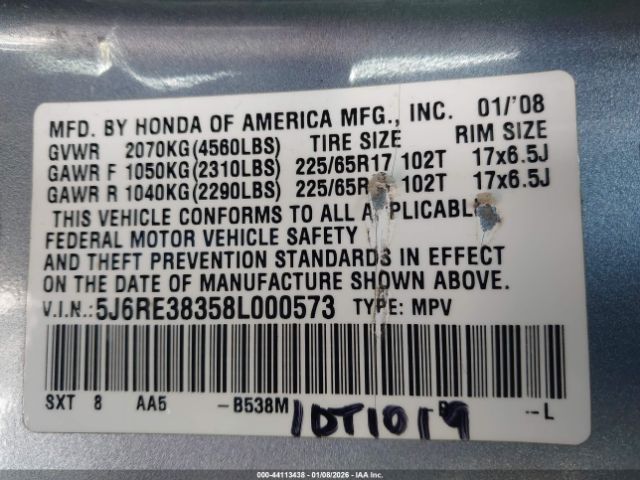 Honda CR-V Lx Image 5