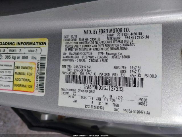 Ford Fusion Se Image 8